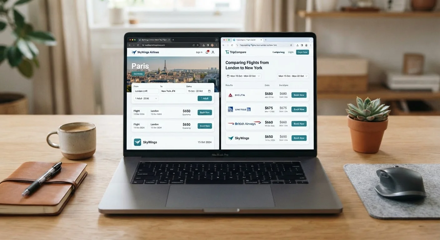Booking Direct vs. Using a Flight Search Engine: What Actually Saves You More