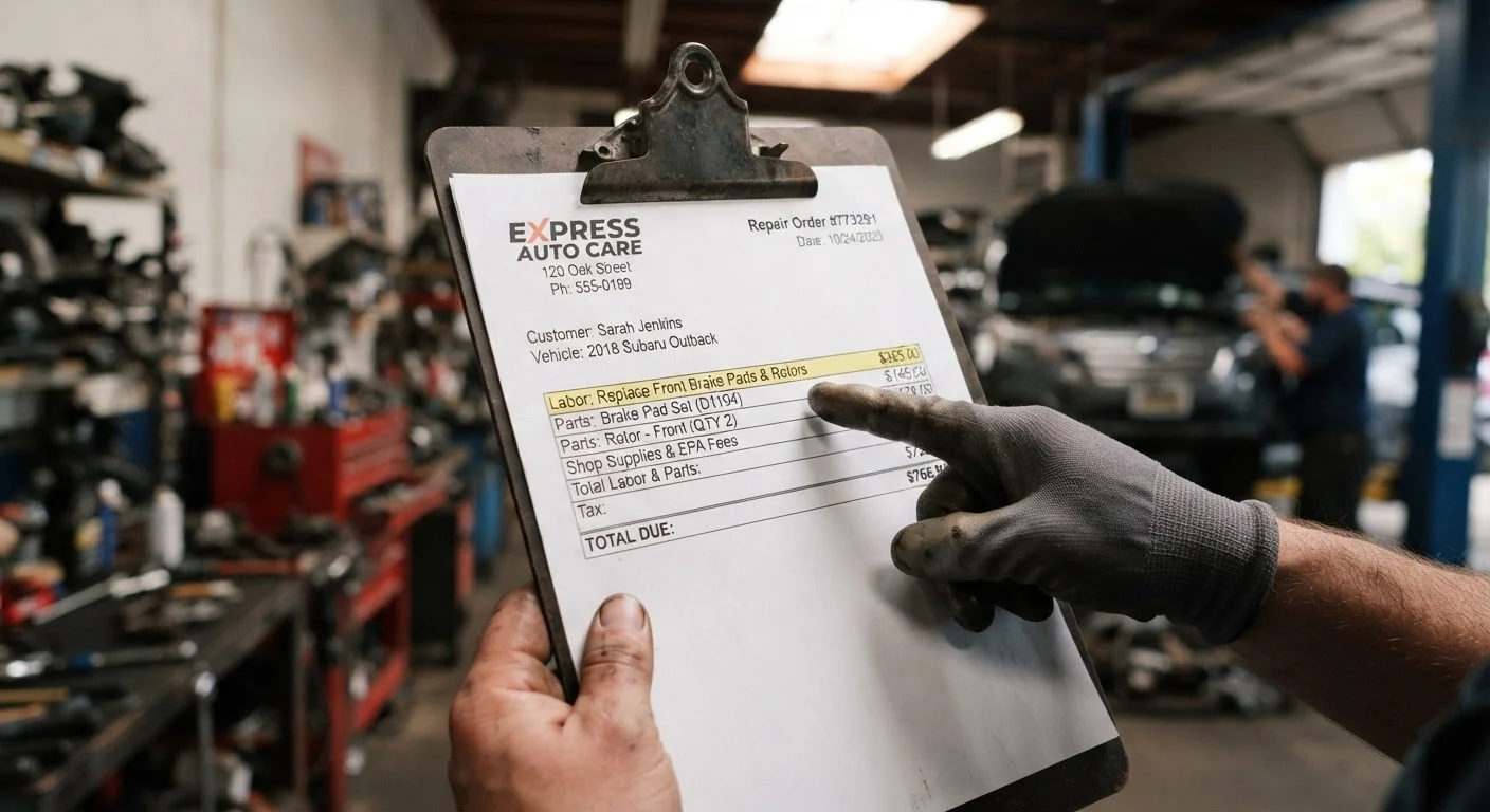 Decoding a Workshop Invoice: What Every Line Item Actually Means