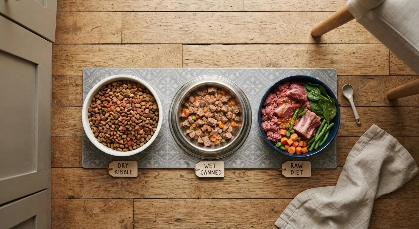 Dry Food, Wet Food, and Raw Diets: Weighing the Costs and Trade-Offs