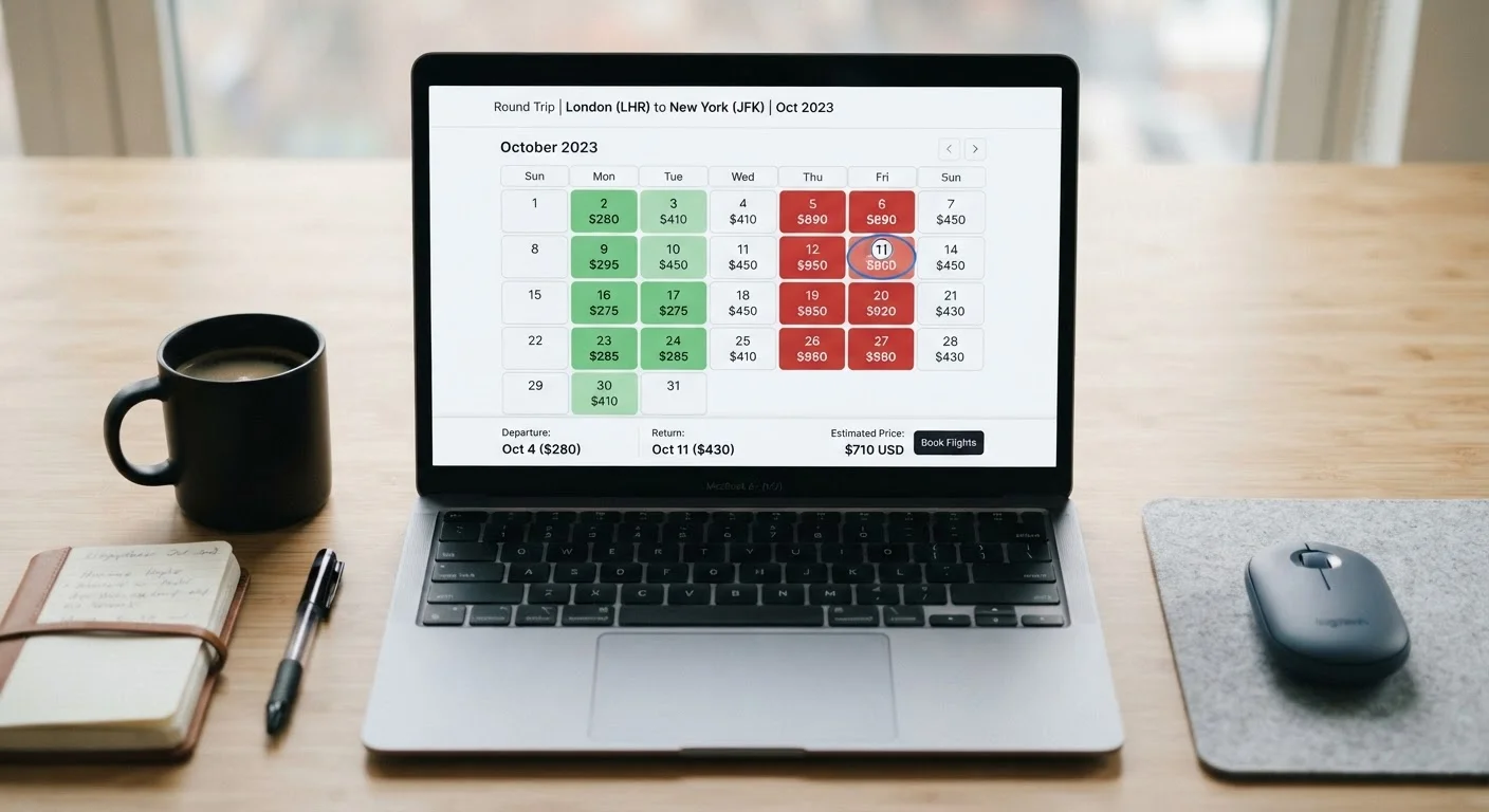 Flexible Dates, Flexible Savings: Using Date Grids and Calendar Views to Find Cheaper Fares