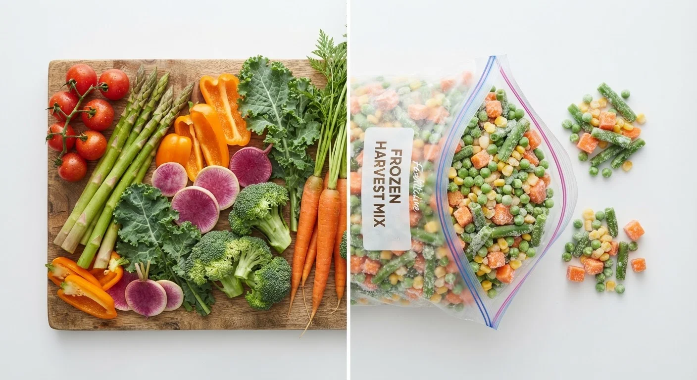 Frozen vs. Fresh Vegetables: What the Nutritional Evidence Actually Says