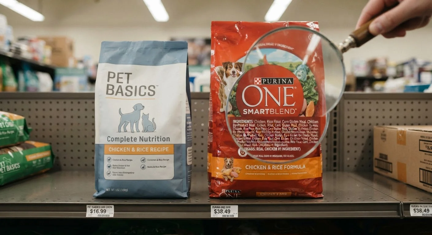 Generic vs. Name-Brand Pet Food: What the Labels Actually Tell You