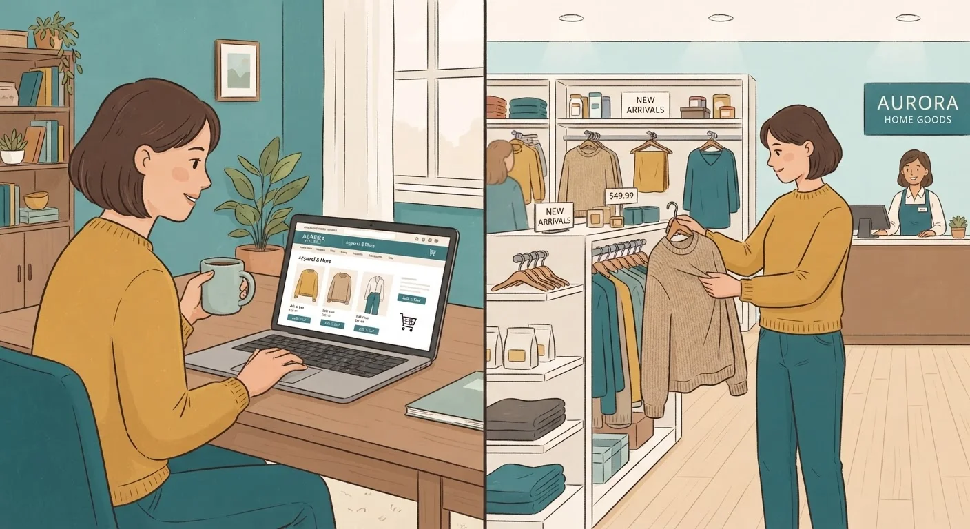 Getting the Most from Both Worlds: Blending Online and In-Store Shopping