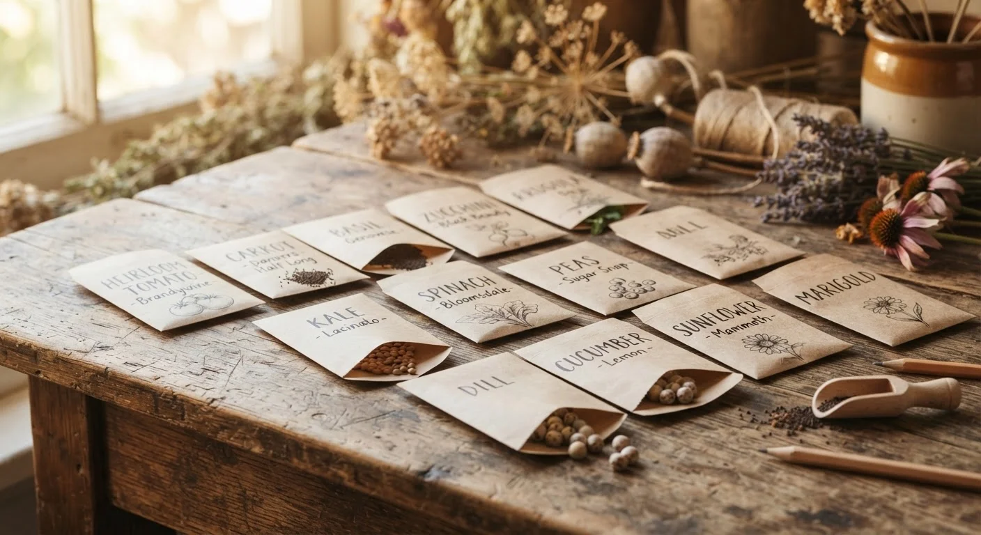 Seed Saving: How to Collect, Dry, and Store Seeds from Your Own Garden