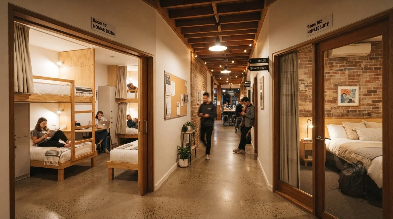 Shared Dorms vs. Private Rooms in Hostels: Weighing Comfort Against Cost