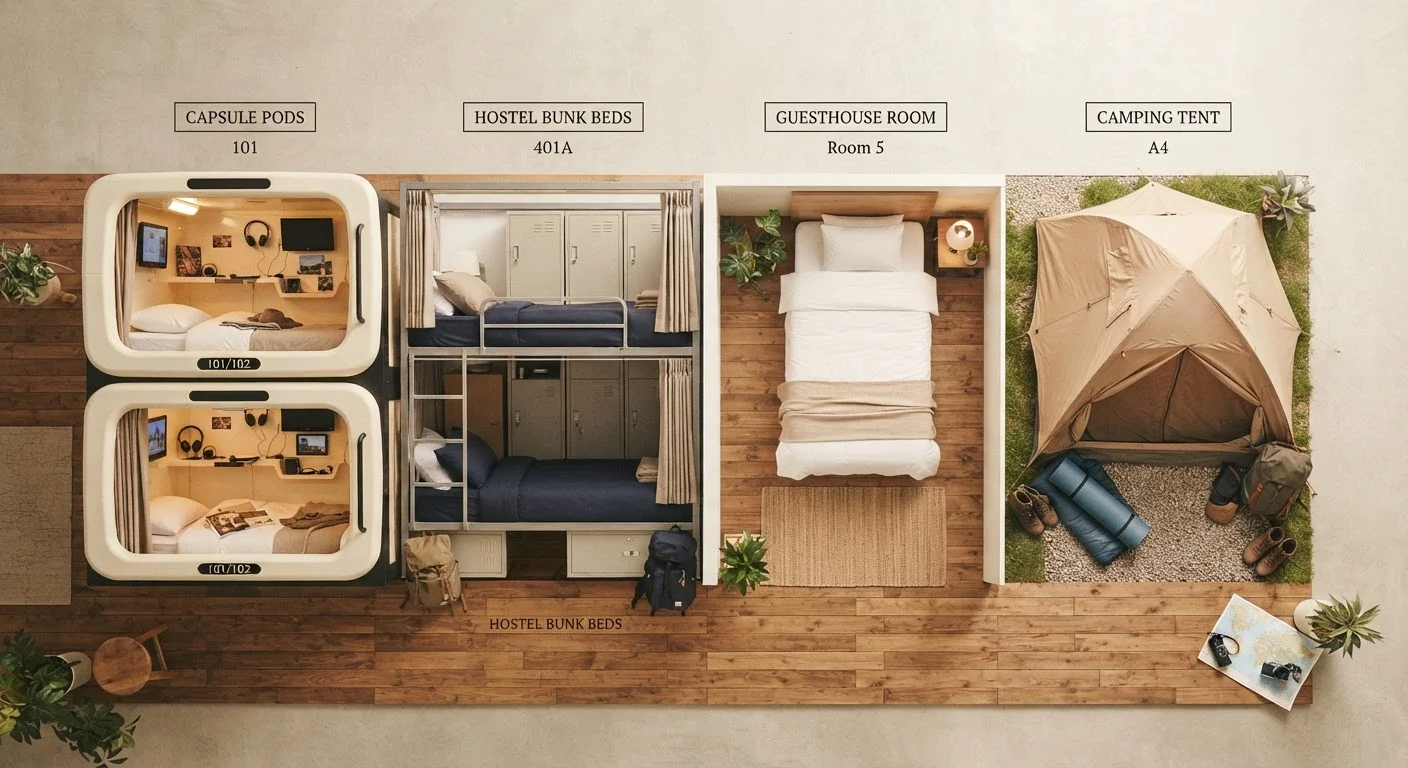 Sleeping Well on a Budget: A Room-by-Room Breakdown of Accommodation Types