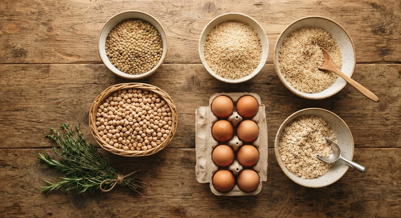 Stretching Pulses, Grains, and Eggs Into a Week's Worth of Balanced Meals
