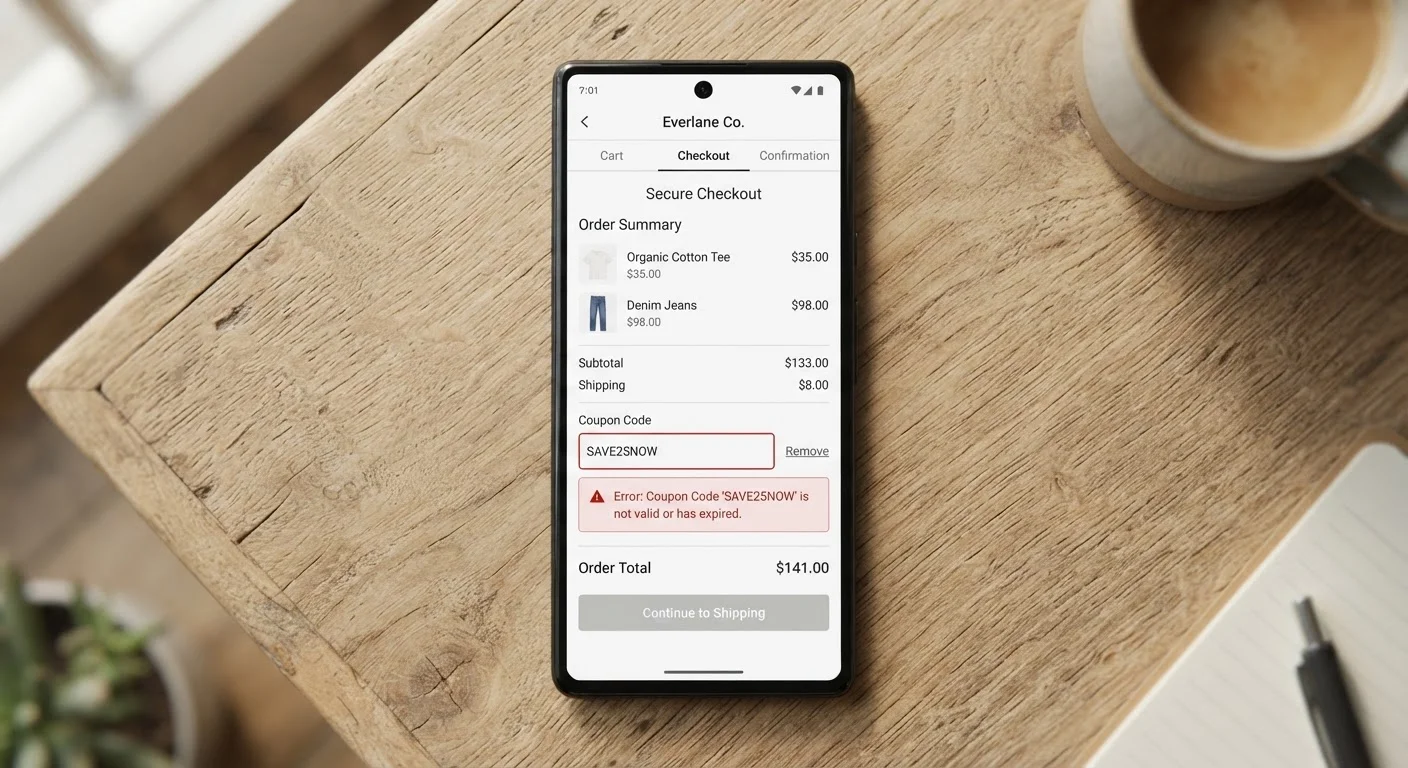 Why That Coupon Didn't Work — and What Usually Goes Wrong at Checkout